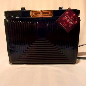 JORGE BISCHOFF PATENT BAG NWOT